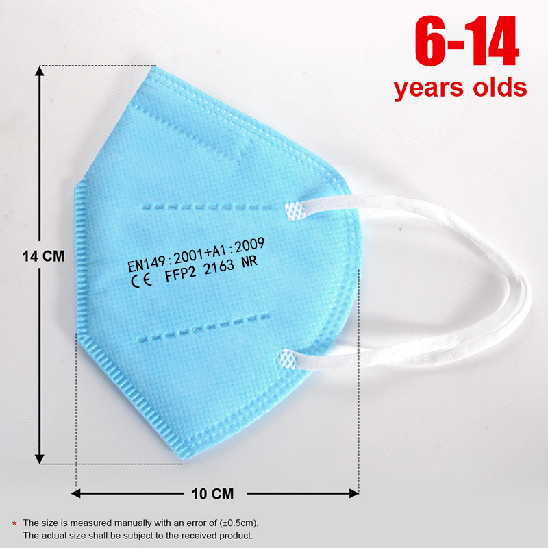 100pcs Kids Mascarillas FPP2 B - Disposable Surgical Mask ulasan dan harga