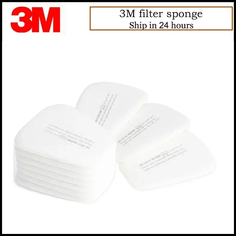 10pcs/Box 3M 5N11 Cotton Filte - Dust Mask Construction ulasan dan harga